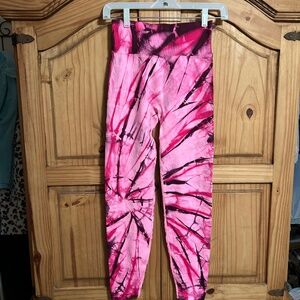 NWT Pink by Victoria Secrets Tye Dye Leggings